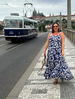 Positano Dress | Soleil Navy