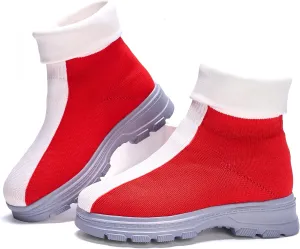 Red Shoes for Boys Girls Fashion Shoes Walking Running Shoes Costume Gift Shoes