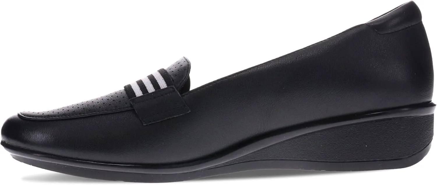 Revere Monte Carlo Women's Orthotic Wedge Loafer – Premium Leather, Lightweight with Removable Footbed and Arch Support