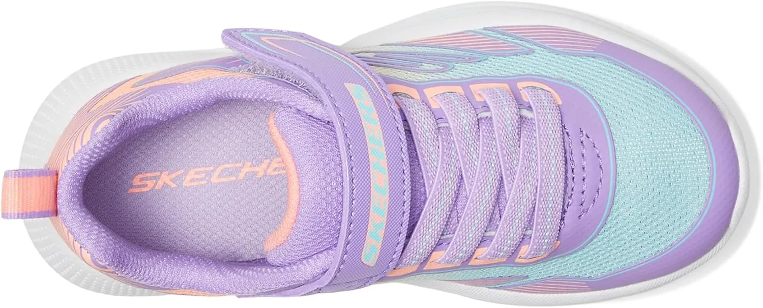 Skechers Girl's Microspec Advance-Oasis Poi Sneaker