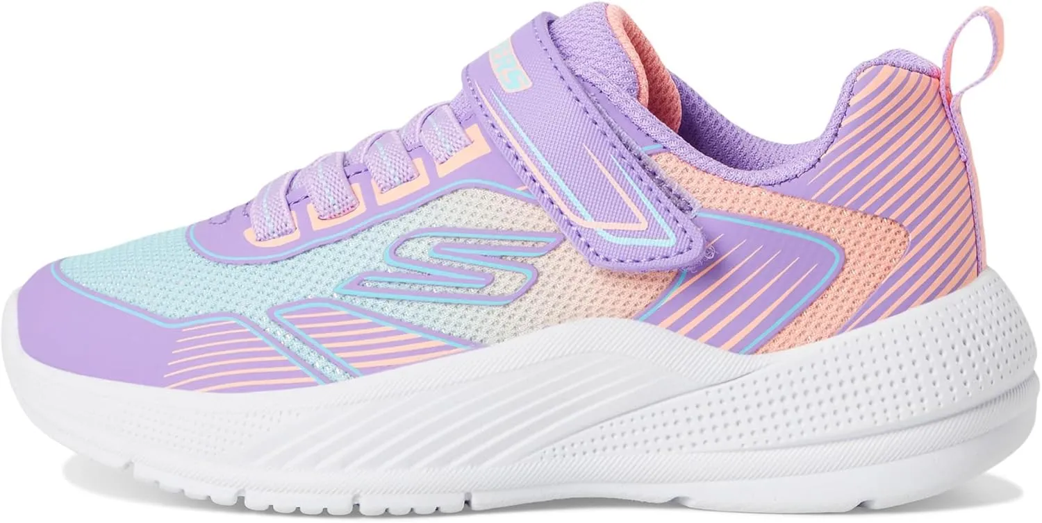 Skechers Girl's Microspec Advance-Oasis Poi Sneaker