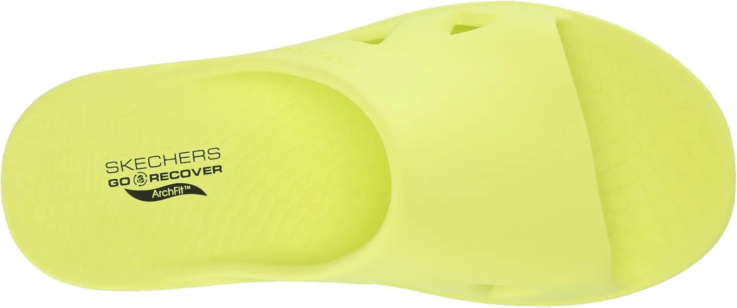 Skechers Men's Go Recover Refresh Dual Density Arch Fit Slide Sandals