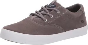 Sperry unisex child Spinnaker Washable Sneaker, Grey, 3 Big Kid US
