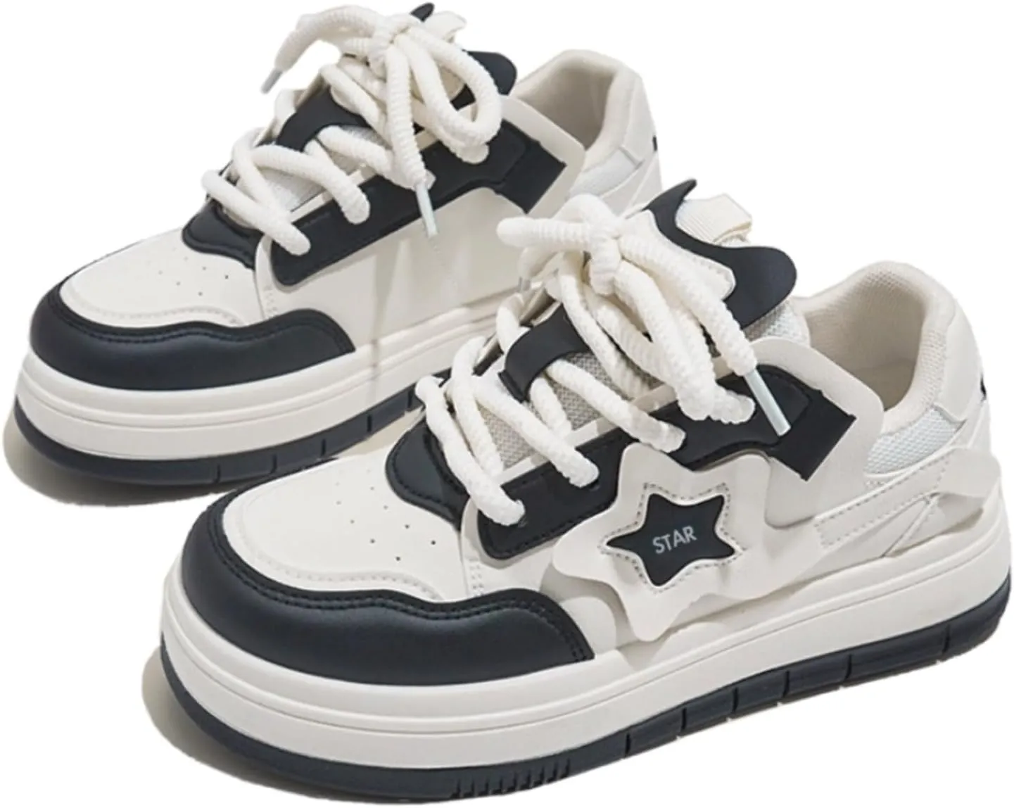 Star Shoes Walking Sneakers for Women Breathable Sporty Charm Y2K Aesthetic Cute Chunky Comfort Insole US 4-8