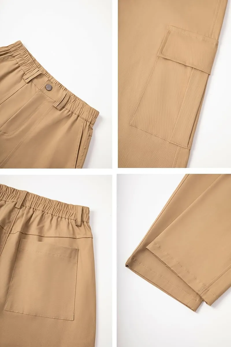 THWEI Cargo Pants for Women High Waisted Casual Pants Y2K Streetwear with 6 Pockets