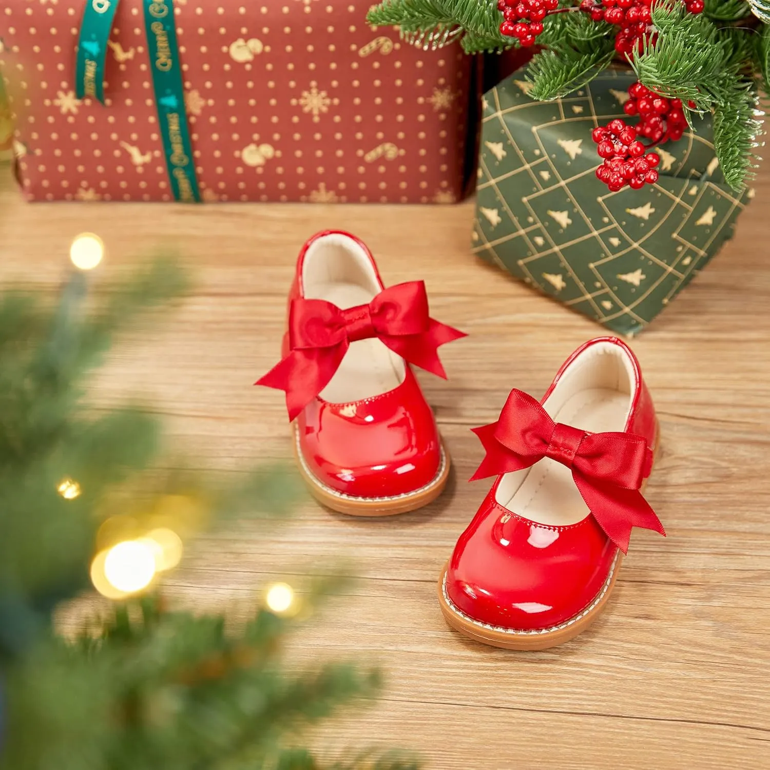 Toddler Girl Mary Jane Dress Shoes-Little Girl School Uniform Shoes for Wedding Party