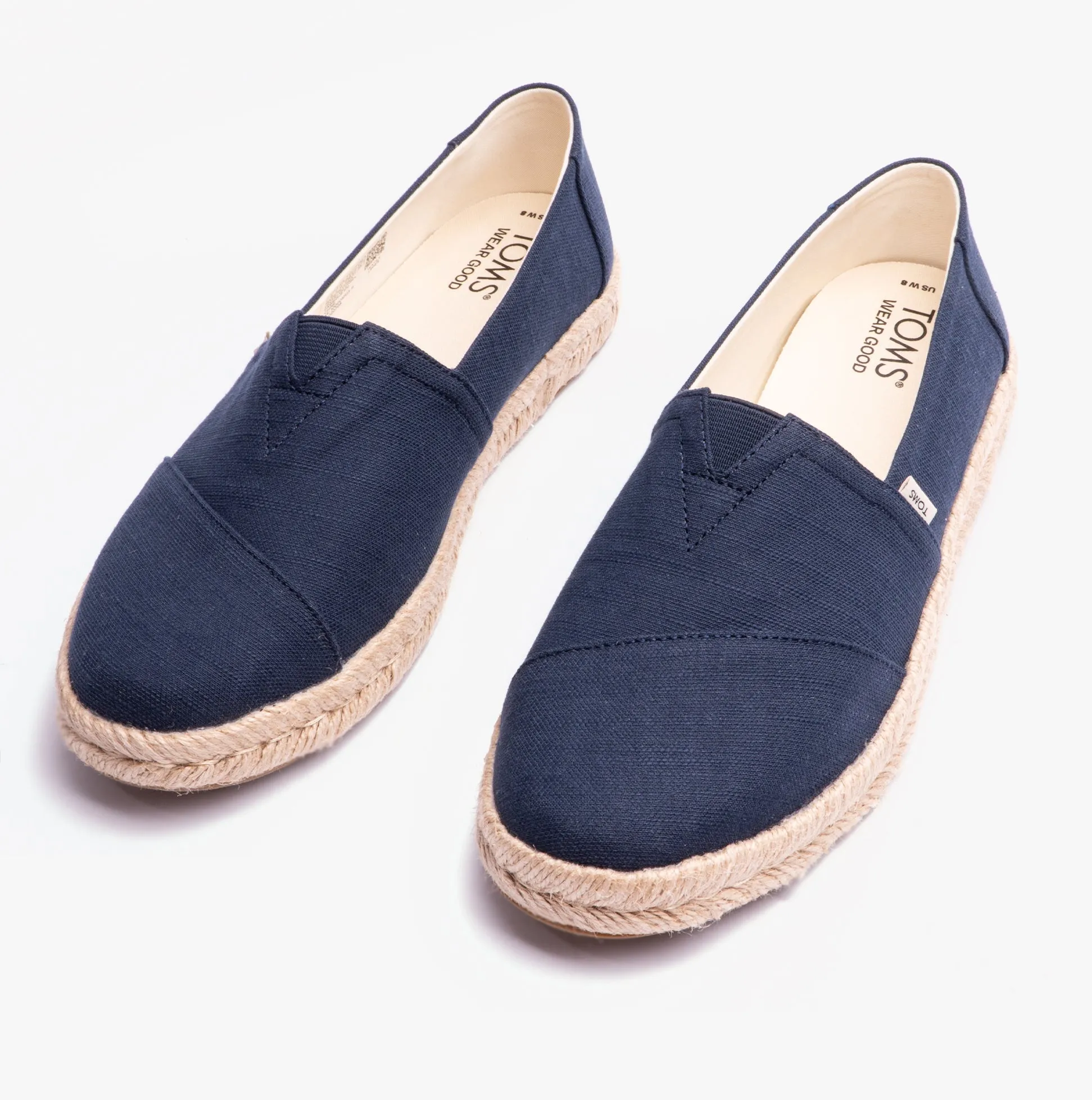TOMS ALPARGATA ROPE 2.0 Womens Espadrilles Navy