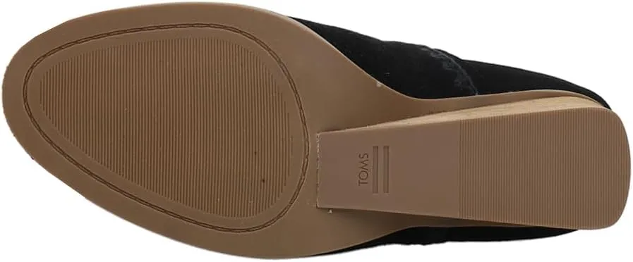TOMS Womens Kaia Round Toe Casual Boots Ankle Mid Heel 2-3" - Beige