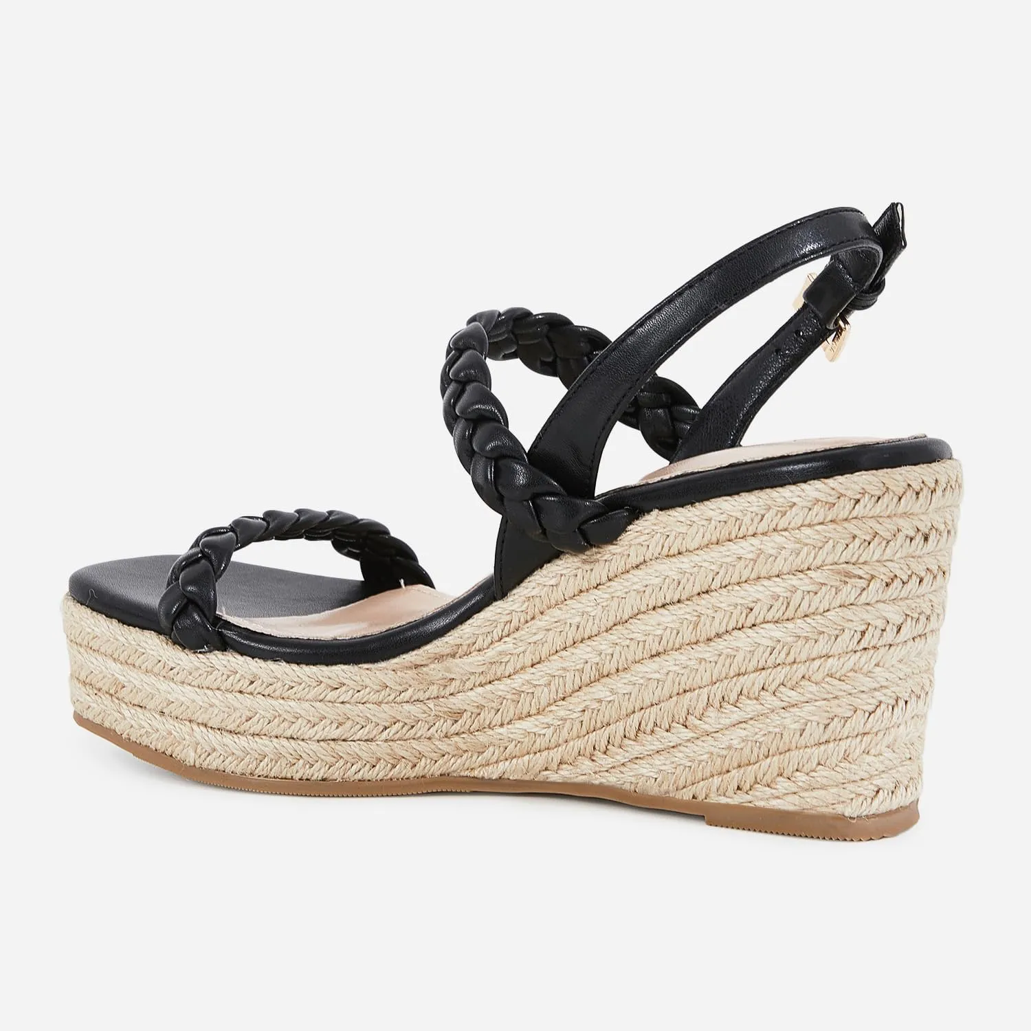 Trish Lucia Womens Espadrille Wedge Sandals Platform Braided Open Toe High Heel Ankle Strap Buckle Summer Causal Dress Shoes