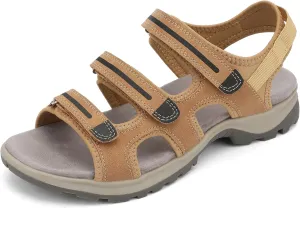 UBFEN Womens Hiking Sandals Comfortable Walking Arch Support Adjustable Straps Breathable and Durable for Outdoor Adventures Travel Beach
