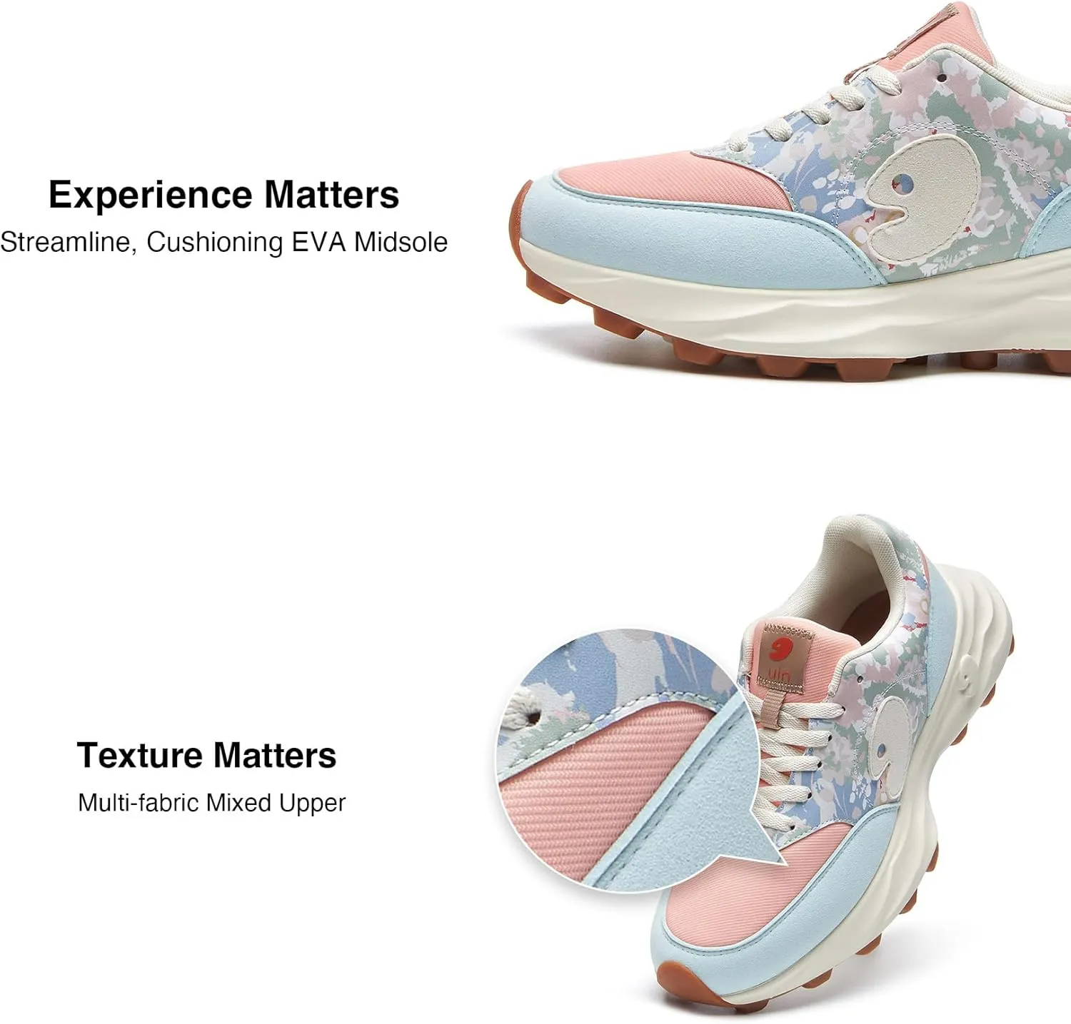 UIN Women's Fashion Sneakers Walking Art Travel Shoes Benidorm