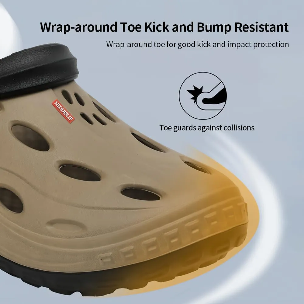 Unisex Clogs Adjustable Lightweight Coloured Holey Clogs Padded Sole Sandals - Ultimate Comfort for Garden Beach Outdoor Wear in Summer