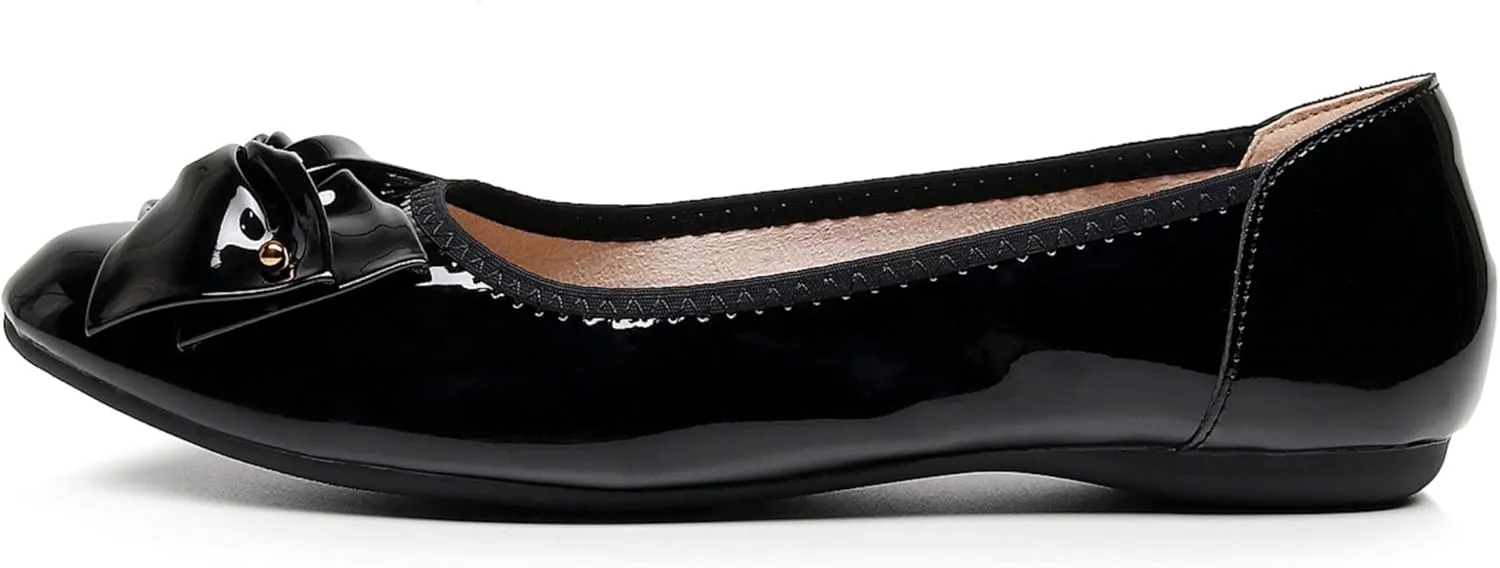 VenusCelia Women's Bows Dance Flats Shoes