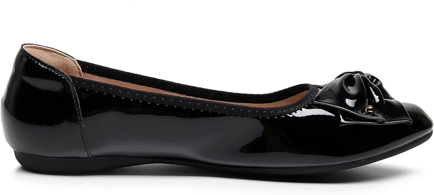 VenusCelia Women's Bows Dance Flats Shoes