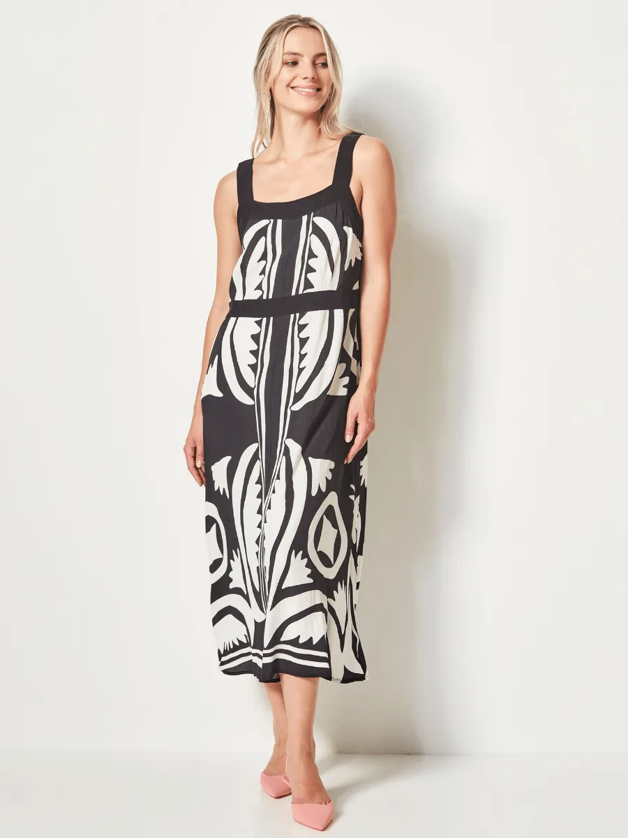 Verge Lunar Print Dress 9410
