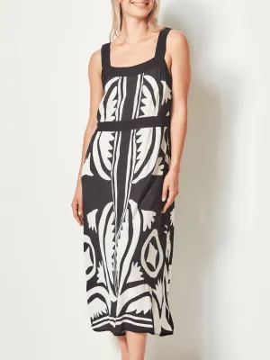 Verge Lunar Print Dress 9410