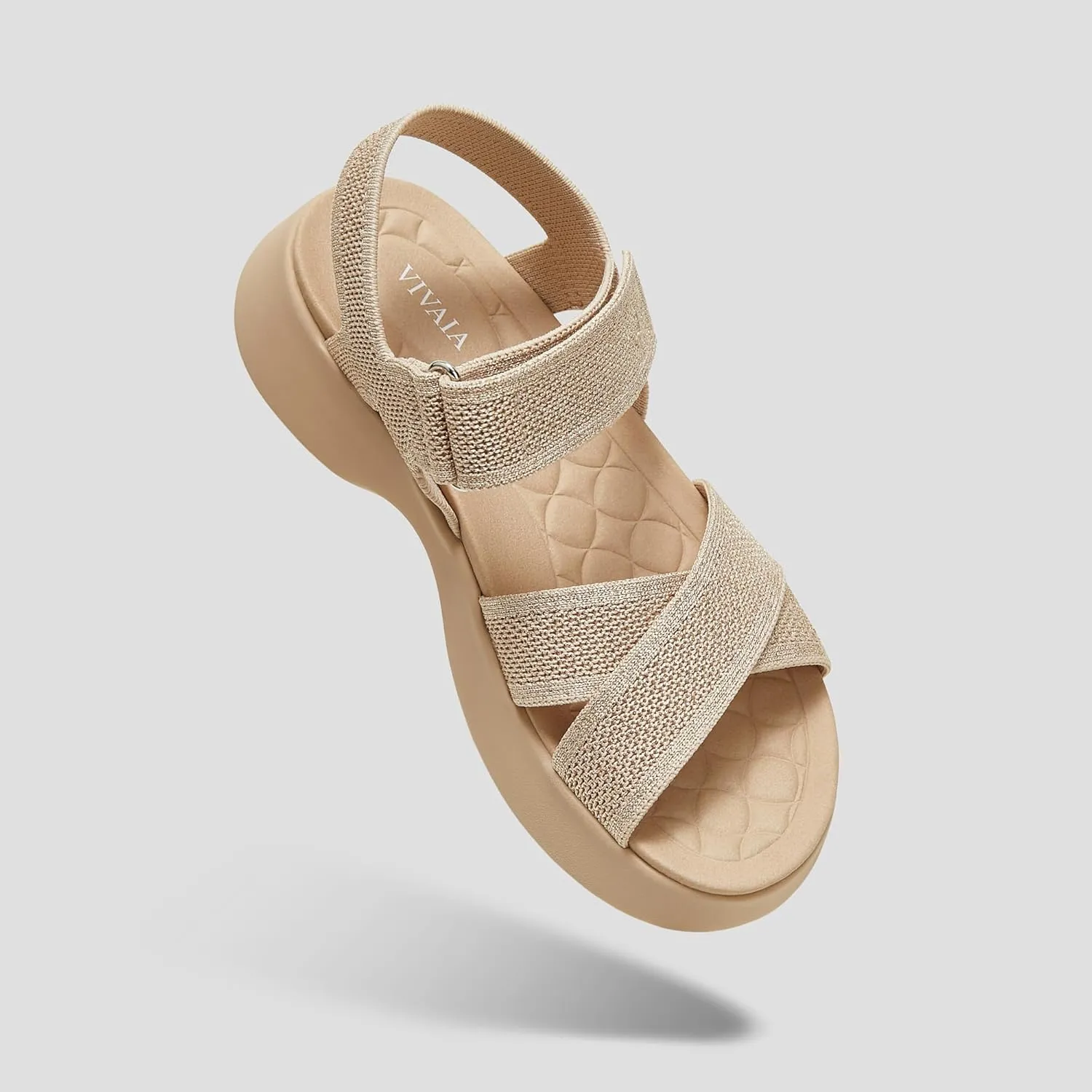 VIVAIA Kiara Sport Sandals for women arch support Ultra lightweight Comfortable Walking Platform Sandals