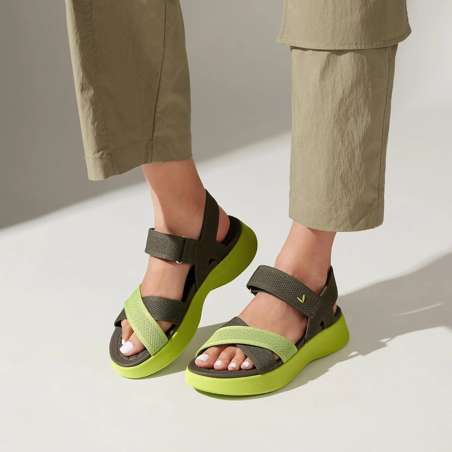 VIVAIA Kiara Sport Sandals for women arch support Ultra lightweight Comfortable Walking Platform Sandals