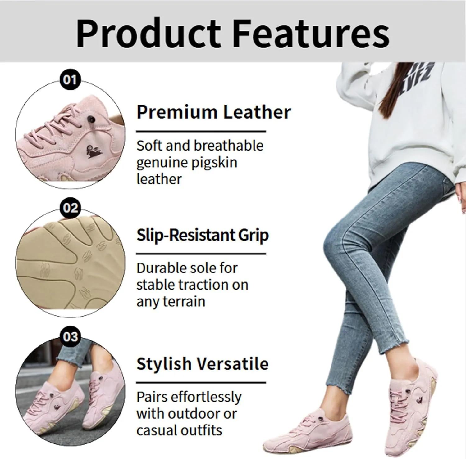 Vogany Shoes for Women and Men,Vogldeck - Waterproof and Breathable Orthopedic Shoes,Lightweight Outdoor Sneakers