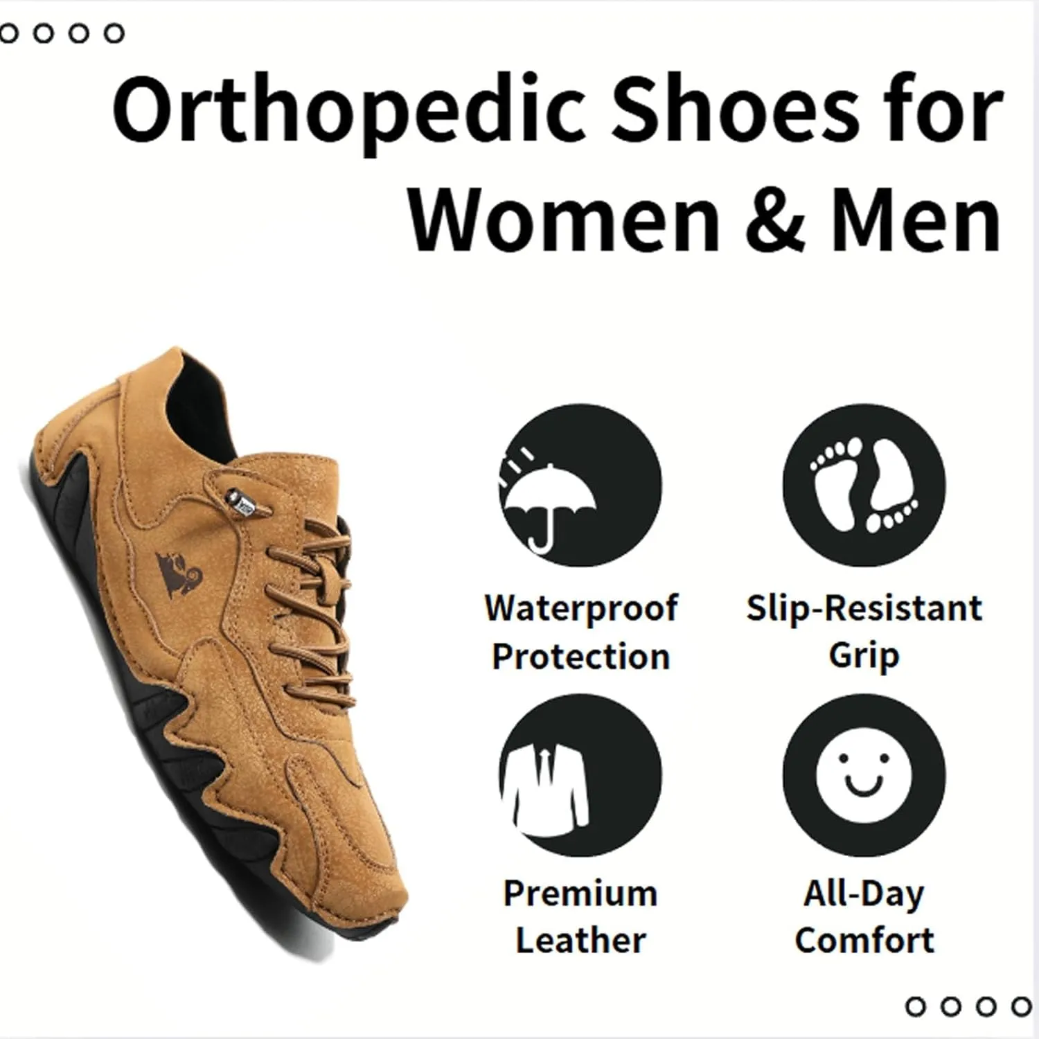 Vogany Shoes for Women and Men,Vogldeck - Waterproof and Breathable Orthopedic Shoes,Lightweight Outdoor Sneakers