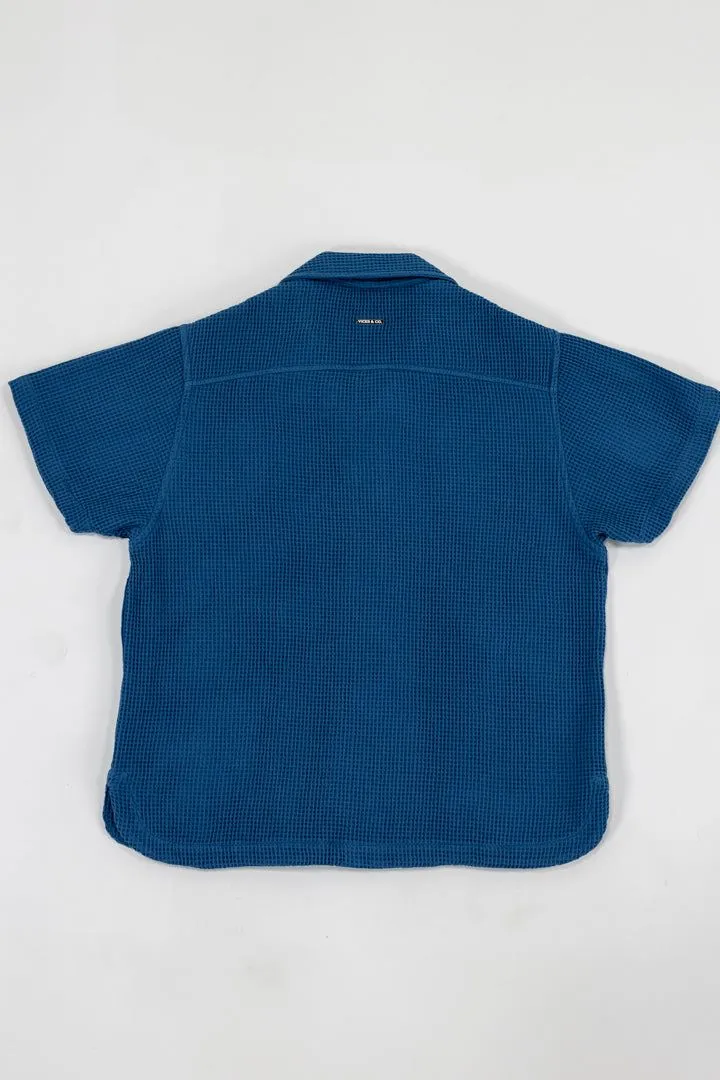 Waffle Resort Shirt (Blue)