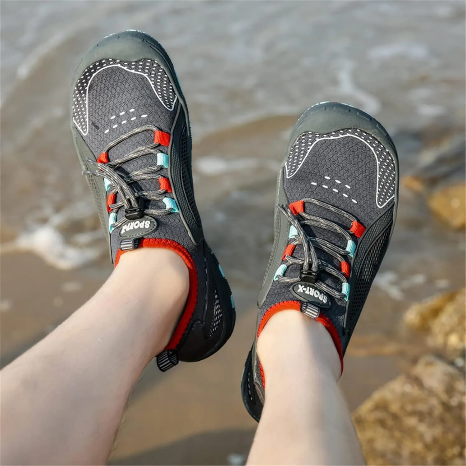 Water Shoes Men Wide Width Barefoot Aqua Socks Quick Dry Women Hiking Water Shoes Mens Water Shoes Wide Aqua Sports Outdoor Shoes for Pool Beach Surf Water Park Yoga