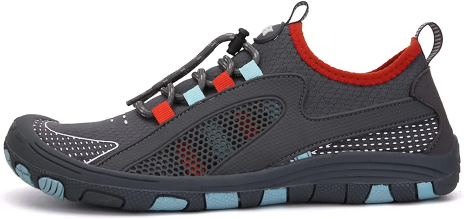 Water Shoes Men Wide Width Barefoot Aqua Socks Quick Dry Women Hiking Water Shoes Mens Water Shoes Wide Aqua Sports Outdoor Shoes for Pool Beach Surf Water Park Yoga
