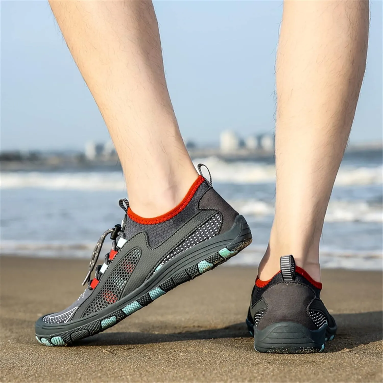 Water Shoes Men Wide Width Barefoot Aqua Socks Quick Dry Women Hiking Water Shoes Mens Water Shoes Wide Aqua Sports Outdoor Shoes for Pool Beach Surf Water Park Yoga