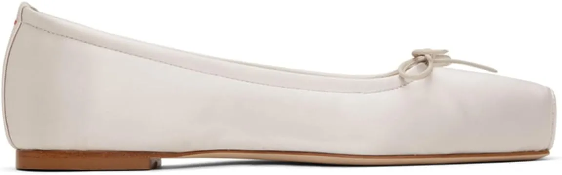 Women Vintage Square Toe Ballet Flats Bow Slip On Satin Flats Comfortable Matte Leather Metallic Flats Office Ladies Work Flat Heel Dress Shoes Club Driving Flat Shoes Spring 4-11 M US