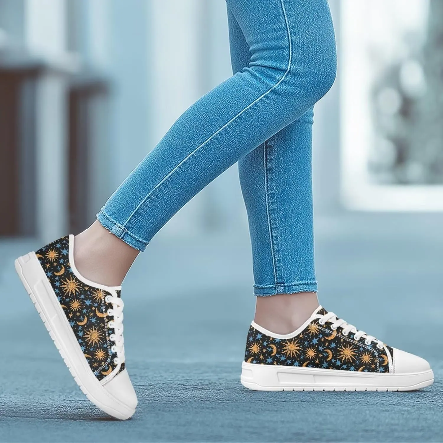 Womens Loafers Shoes Casual Slip-On Canvas Shoes Breathable Sneakers for Women Low Top Sneakers 5.5-13.5