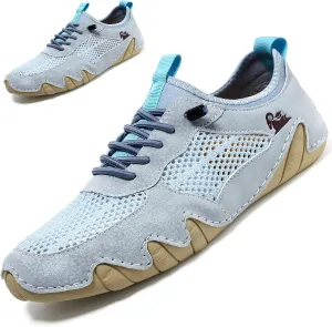 Women's Outdoor Mesh Trail Shoes Summer Breathable Hiking & Walking Sneakers Casual Non-Slip Lightweight Sports Driving Shoes