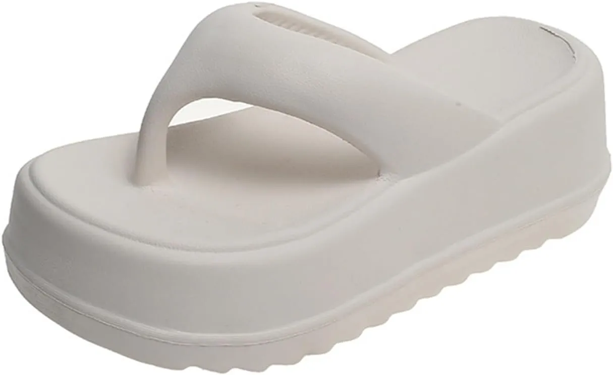 Women's Sandals, Thick Soled Herringbone Slippers For Women, Summer New Clip On Lazy People Outdoors Beach Slippers