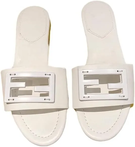 Womens Slip On Flat Sandals Comfortable Square Open Toe Flats Summer Slide Dress Sandals for Outdoor Flats Party