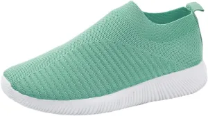 Womens Walking Shoes Sock Casual Ladies Fashion Sneakers Tennis Shoes Womens Casual Women Casual Shoes Walking Sneakers Platform Tennis Shoe Loafers Casual Slip On