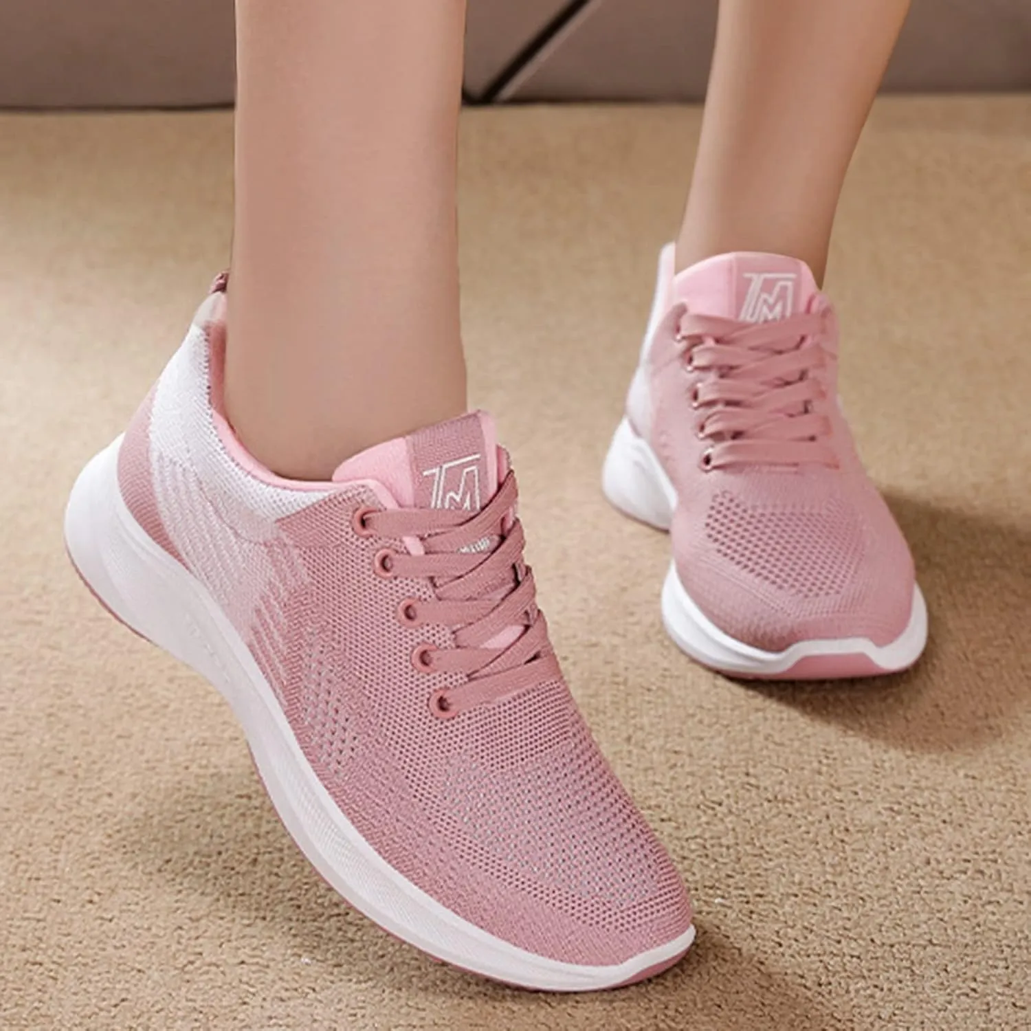 Womens Walking Sneakers Tennis Shoes Lightweight Casual Sneakers Slip On Running Shoes Sport Workout Shoes Sneakers