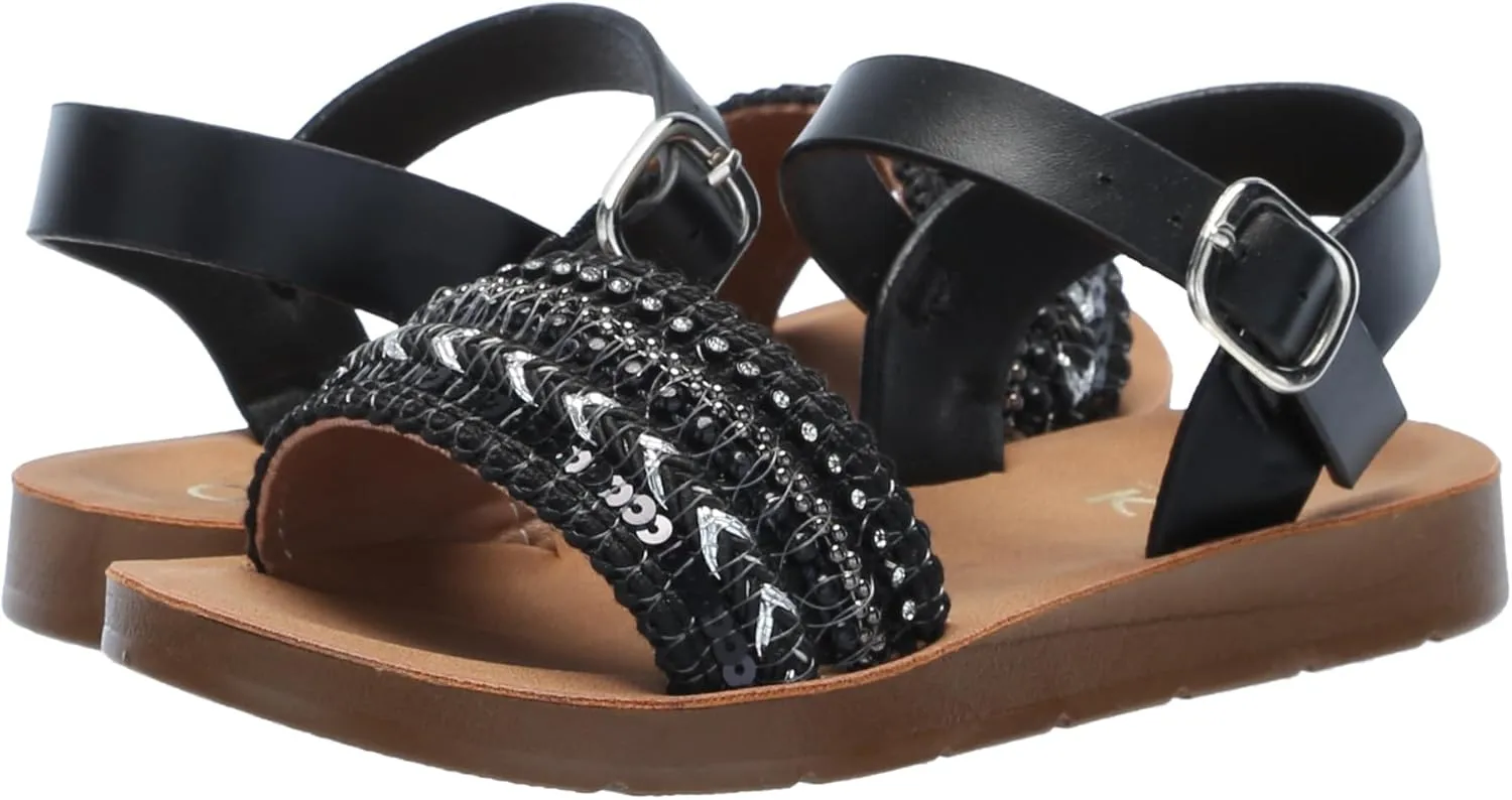 YOKI Girl's Flat Open Toe Sandal