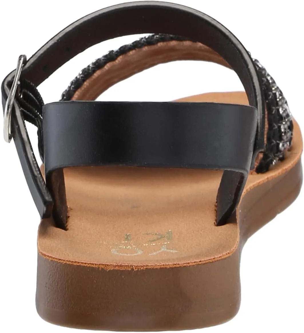YOKI Girl's Flat Open Toe Sandal